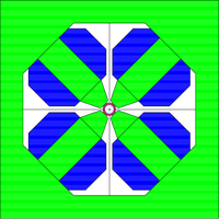 Quadrupole magnet type H